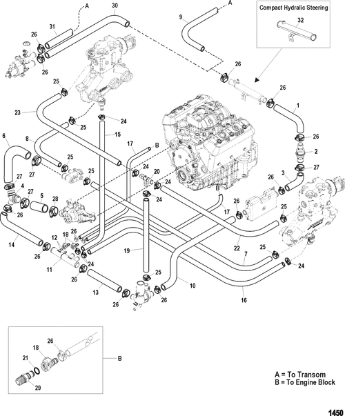 Marine Parts Plus Mercruiser Serial 4.3L MPI ALPHA-BRAVO 834987 01 7801-180