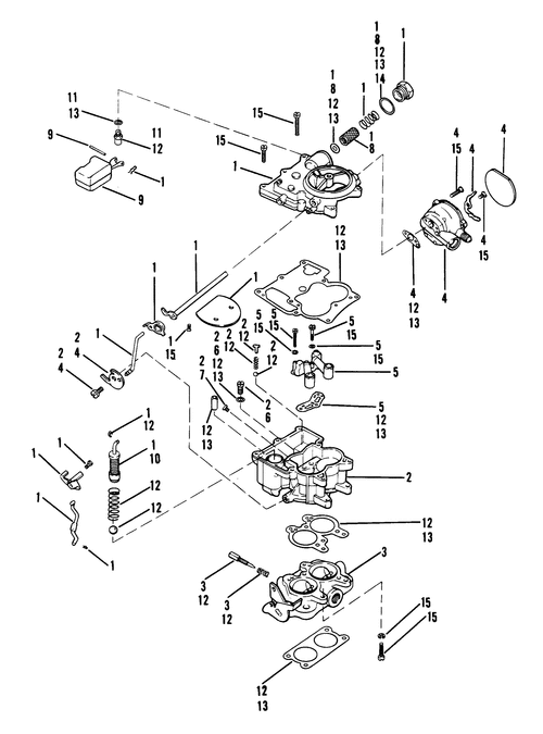 Marine Parts Plus Mercruiser Serial 3.0L GM 181 I-L4 1987-1989 41261