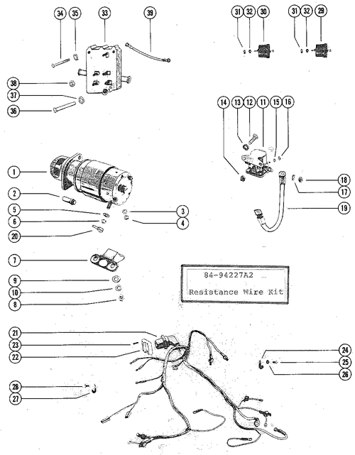 Marine Parts Plus Mercruiser Serial 470 2 BBL. MERCURY 224 I-L4 1980