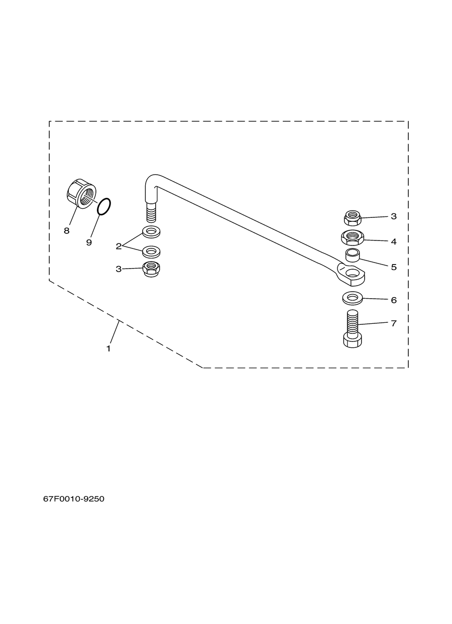 2006  F90TJR 61P-1013277 STEERING GUIDE